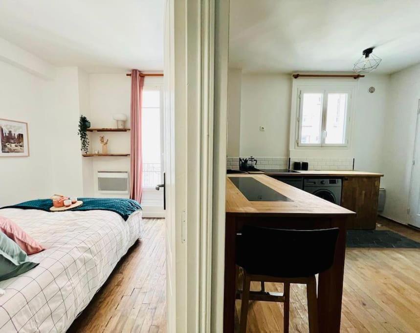 סן-קואן Joli Appartement A 15Min Des Champs Elysee מראה חיצוני תמונה